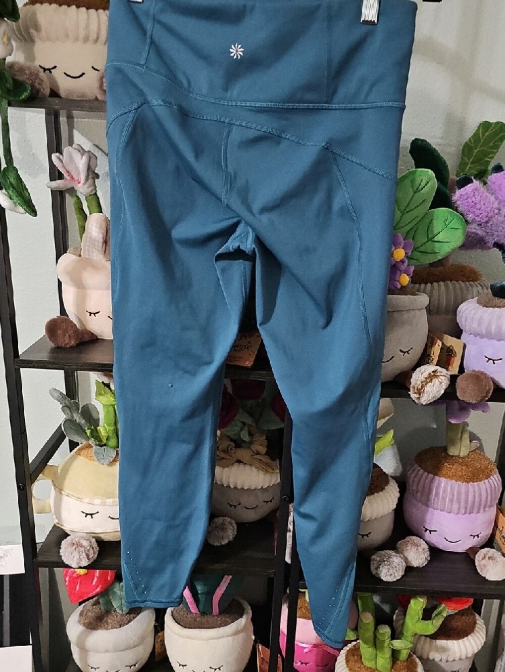 Athleta Teal Performance Leggings - Picture 3 of 6